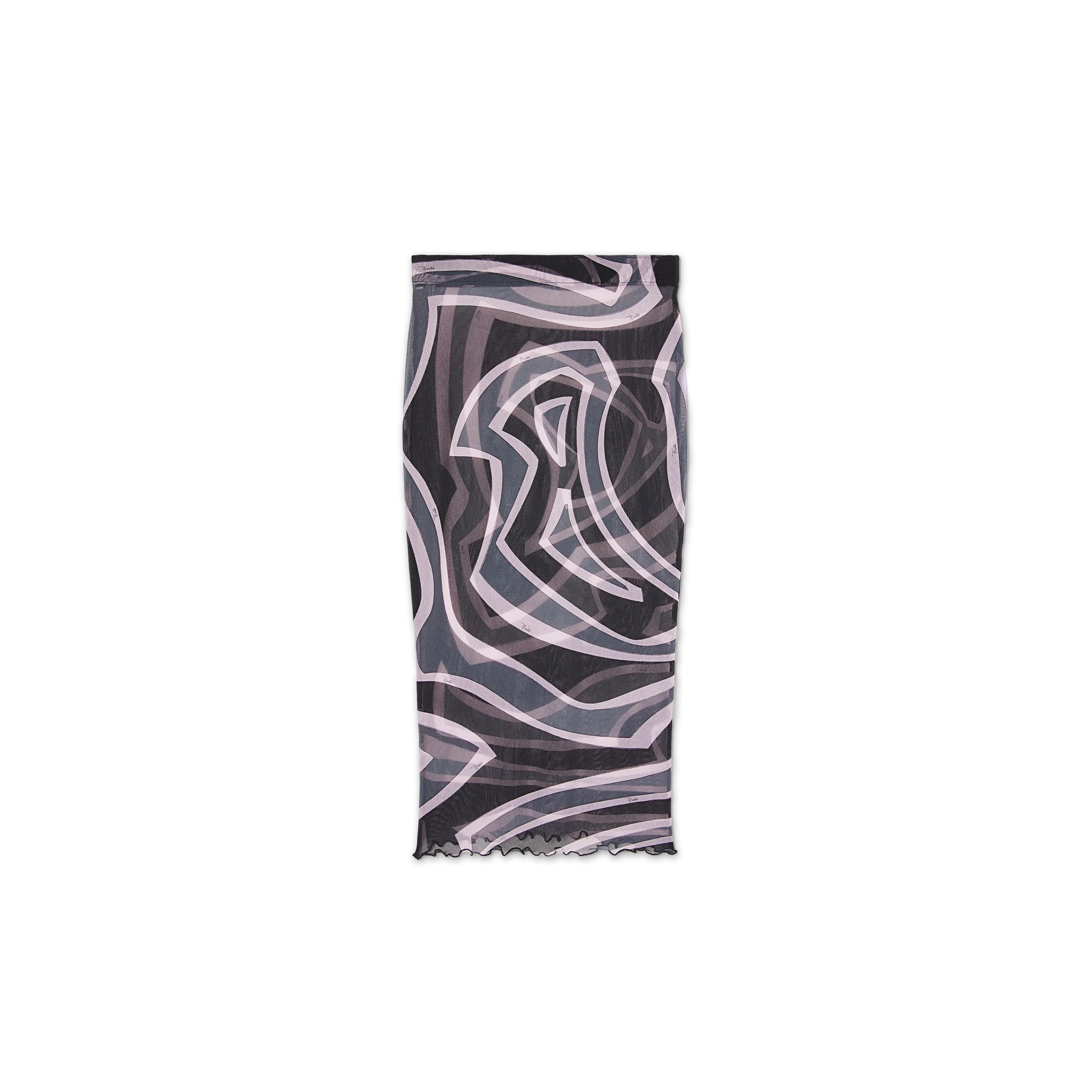 PUCCI LABIRINTO PRINT MIDI SKIRT IN TULLE 5UJV105U749047